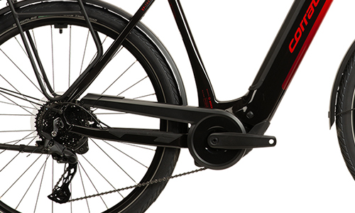 corratec e-power trekking 28 cx6 10s Wave detail