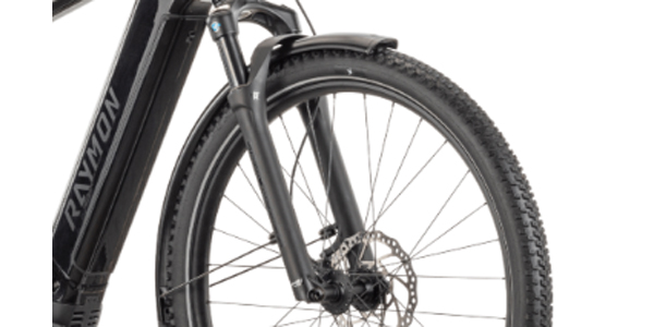 SR Suntour MOBIE34 D-Boost LO, air, 80 mm, tapered