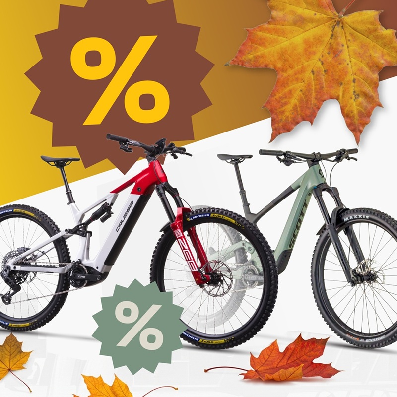 Výpredaj elektrobicyklov jeseň
