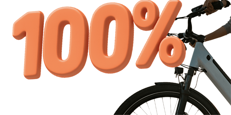 Fully assembled e-bike delivery