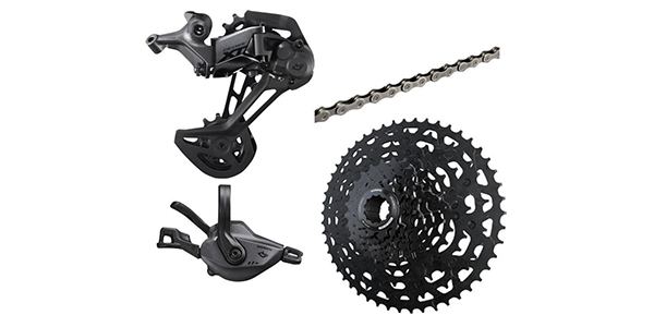 SHIMANO DEORE XT SL-M8130, rapidfire+, I-spec-EV